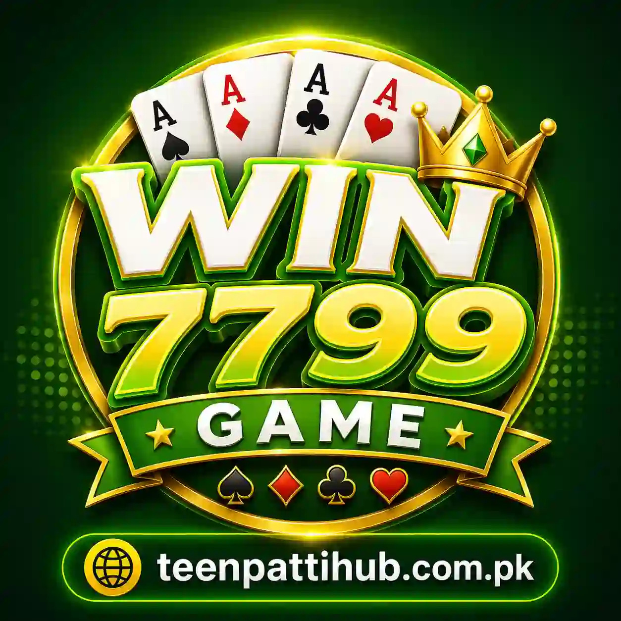 WIN7799 Game mobile app interface showing online gaming features