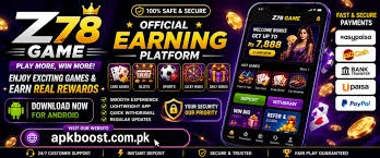 Z78 Game online gaming platform with Easypaisa and JazzCash support