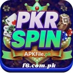 PKRSpin Game interface showing online gaming options, welcome bonuses, secure deposits, withdrawals, and referral rewards for Pakistani users.